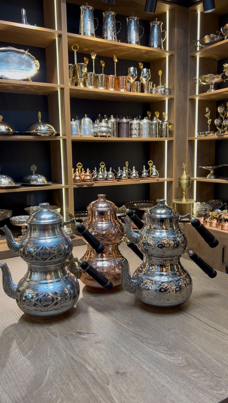 Ağır Bakır Çaydanlık