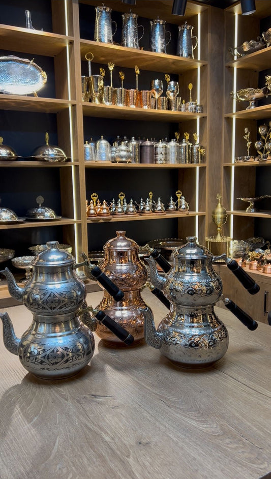 Ağır Bakır Çaydanlık