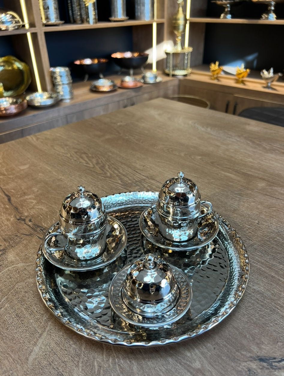 Bakır Fincan Takımı