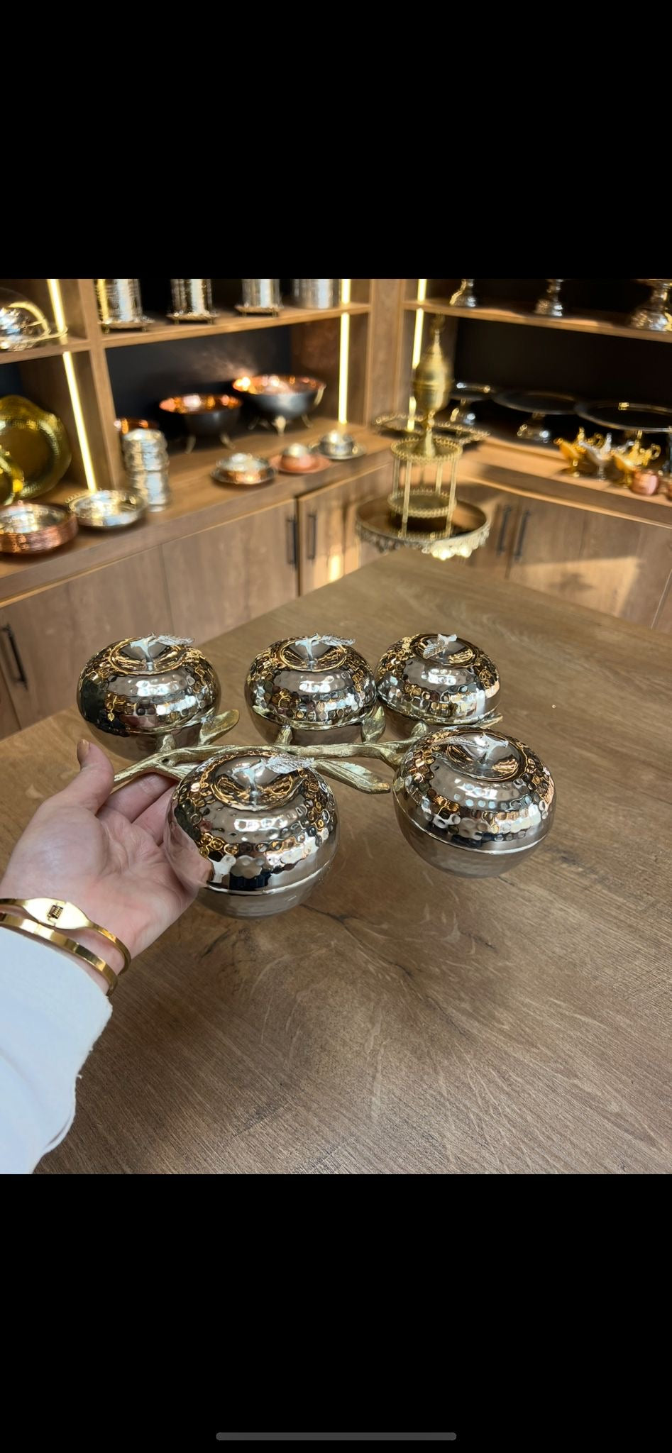 Bakır Beşli Sunumluk