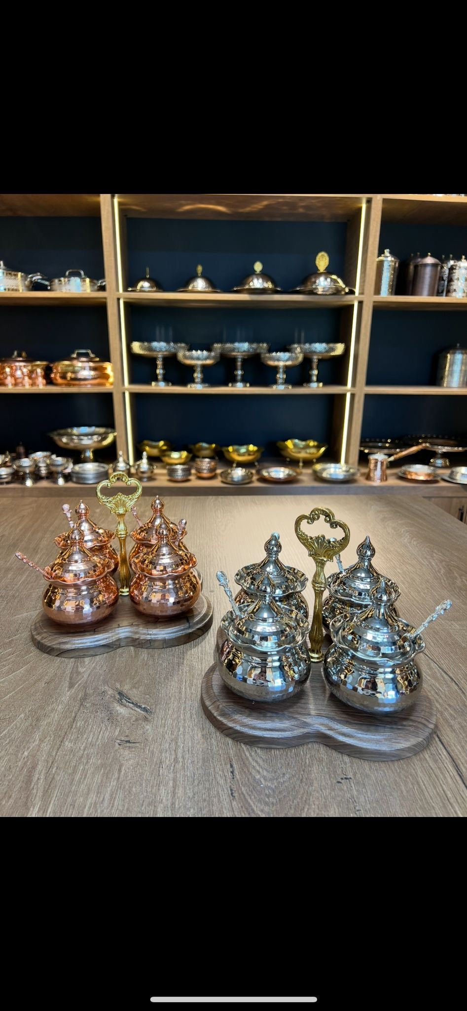 Bakır Masaüstü Baharatlık