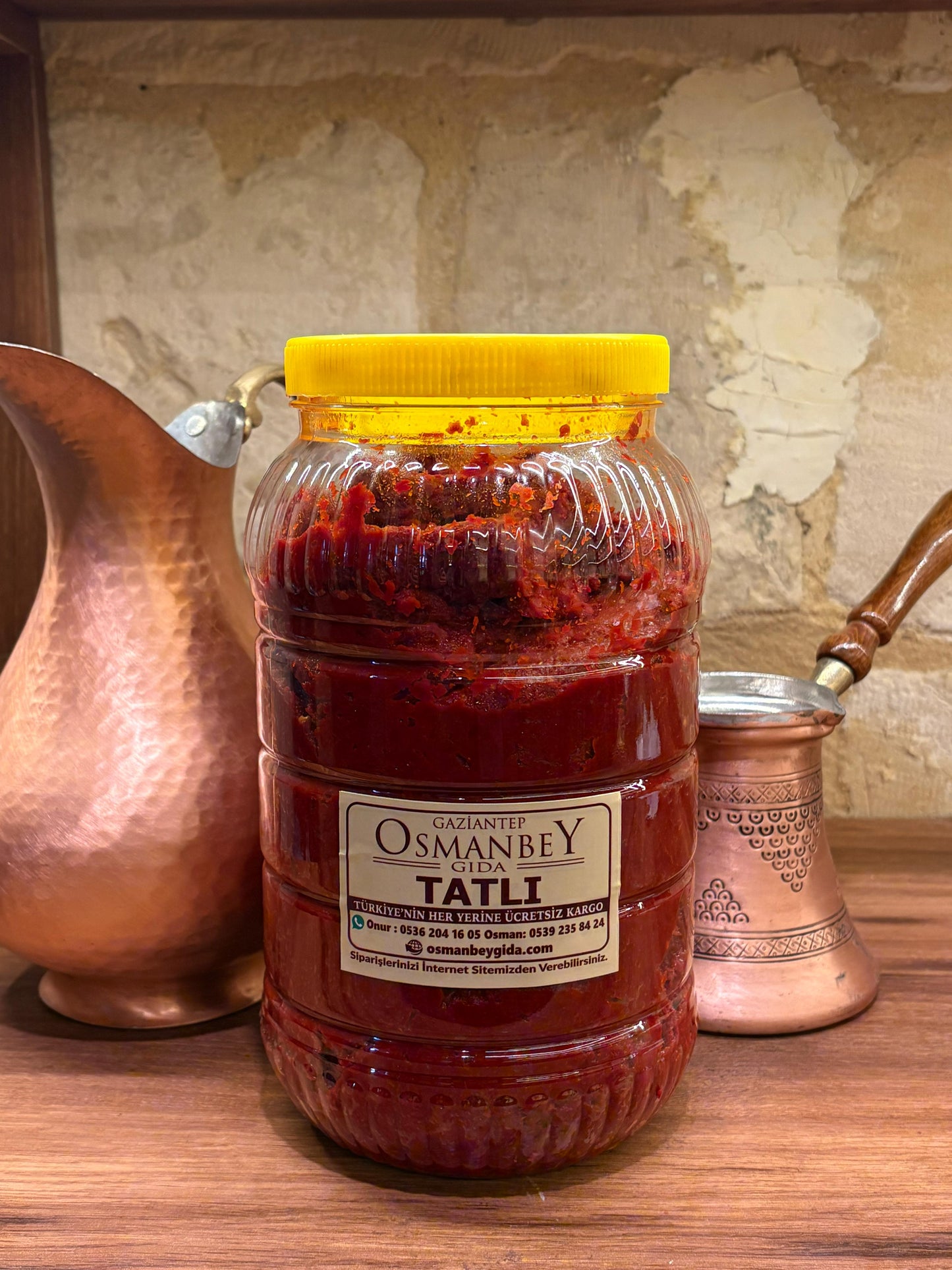 Gaziantep Ev Yapımı Tatlı Salça (3Kg)