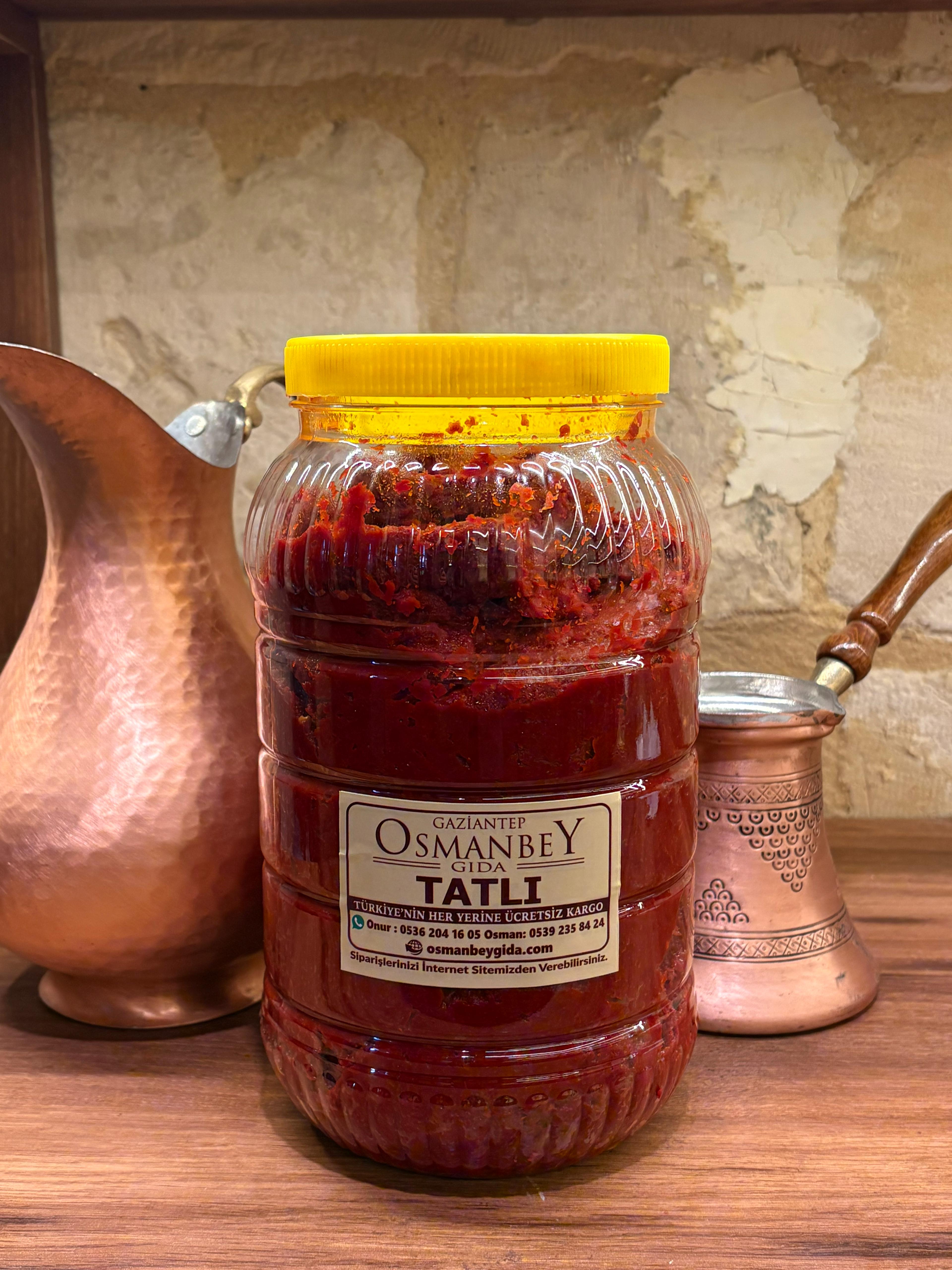 Gaziantep Ev Yapımı Tatlı Salça (3Kg)