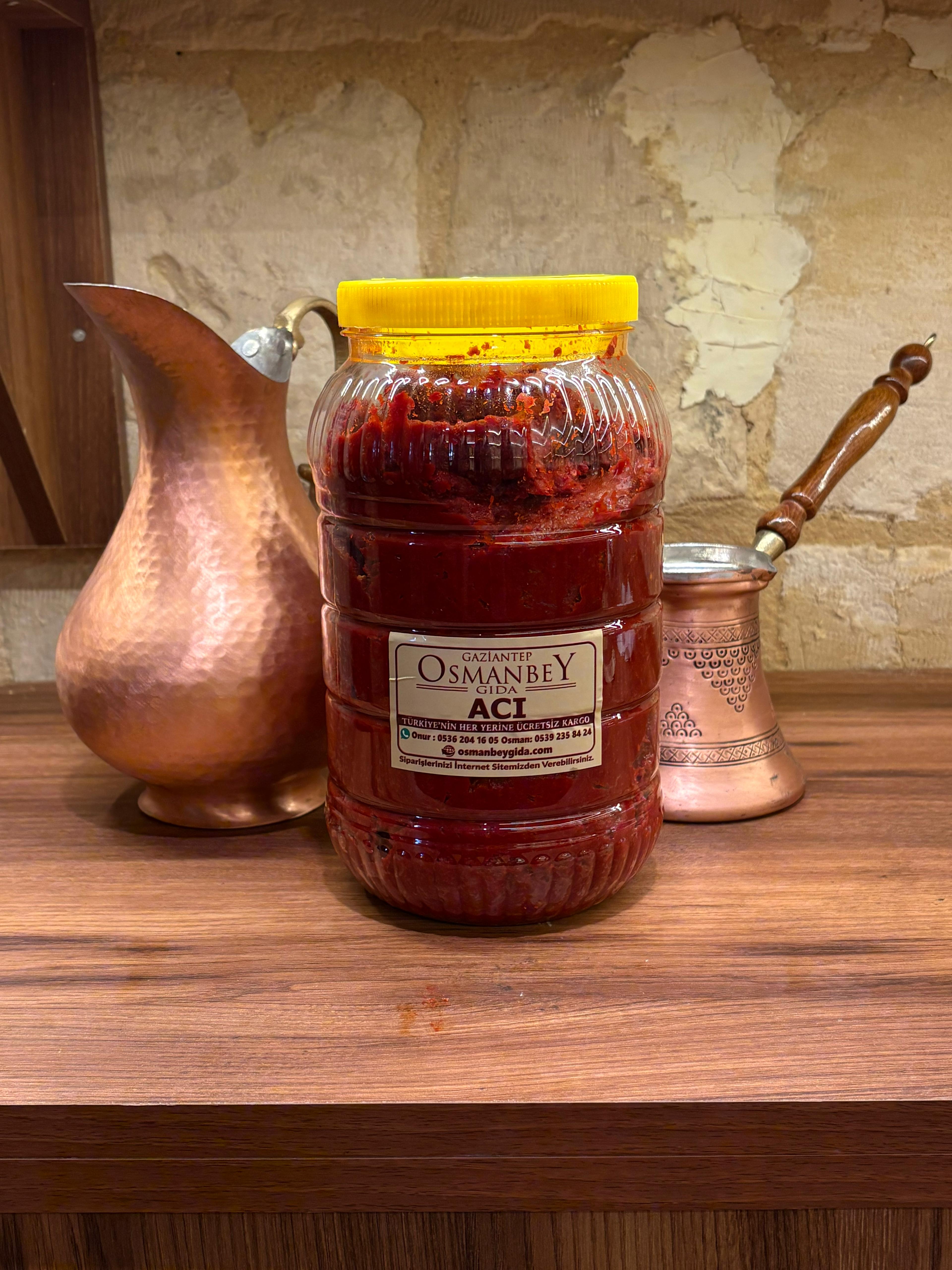 Gaziantep Ev Yapımı Acı Salça (3Kg)